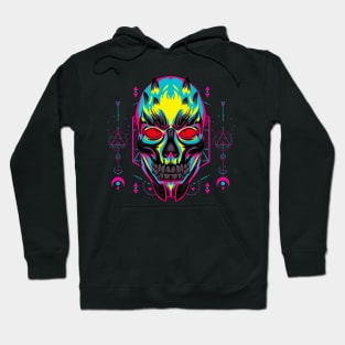 skull head popart Hoodie